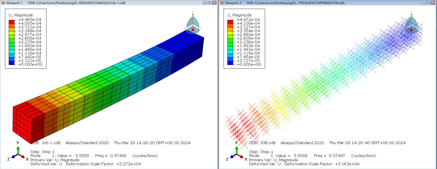 ABAQUS UEL二次开发（动力隐式C3D8自定义单元）的图11